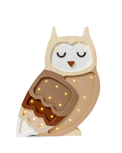 Little Lights Yövalo, Owl Ombre Brown