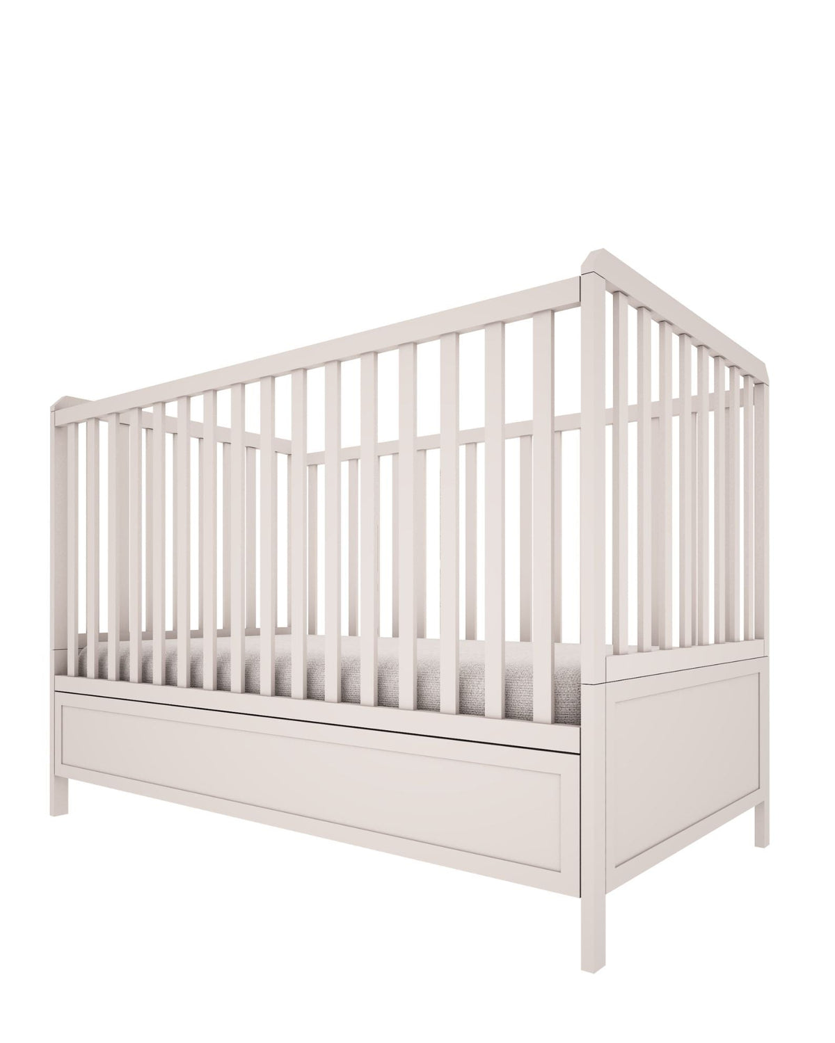 Wood Luck Design, Cot &amp; Junior bed 2 IN 1, 70x140 cm, Vintage Cashmere