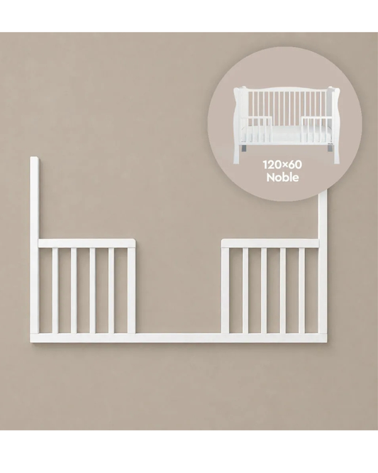 Woodies, Noble, Safety Rail DayBed 60x120 cm, White