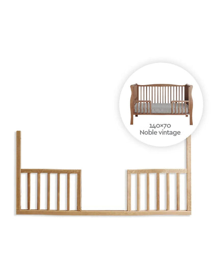 Woodies, Noble, Safety Rail DayBed 70x140 cm, Walnut