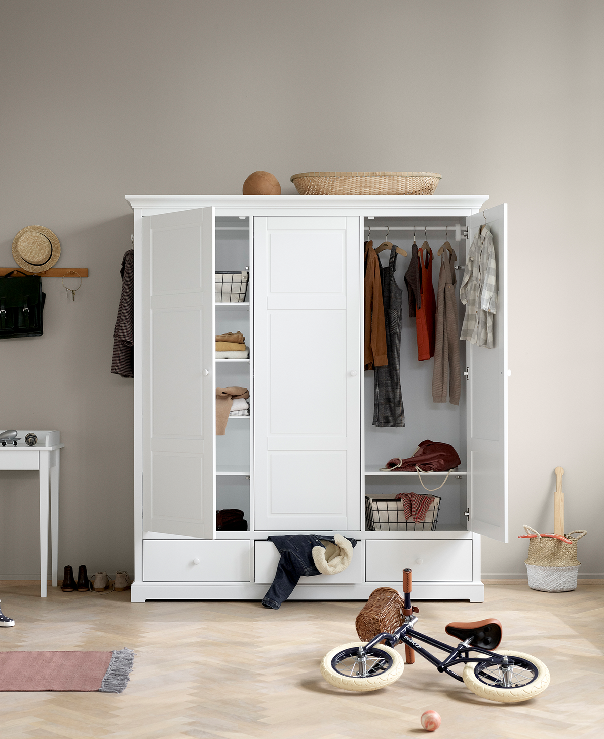 Oliver Furniture, Seaside, Wardrobe, 3 doors