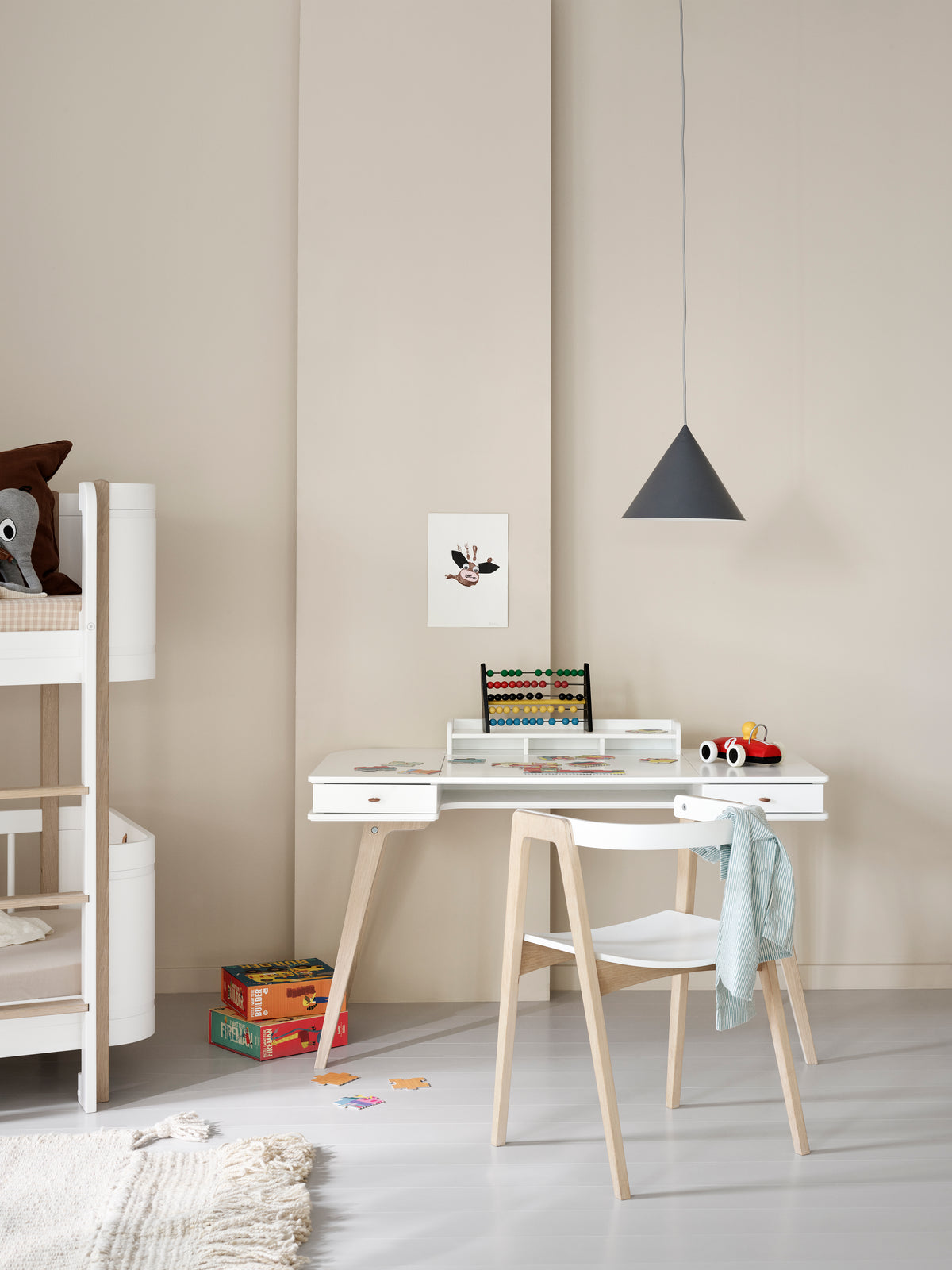 Oliver Furniture, Wood, Tuoli White/Oak