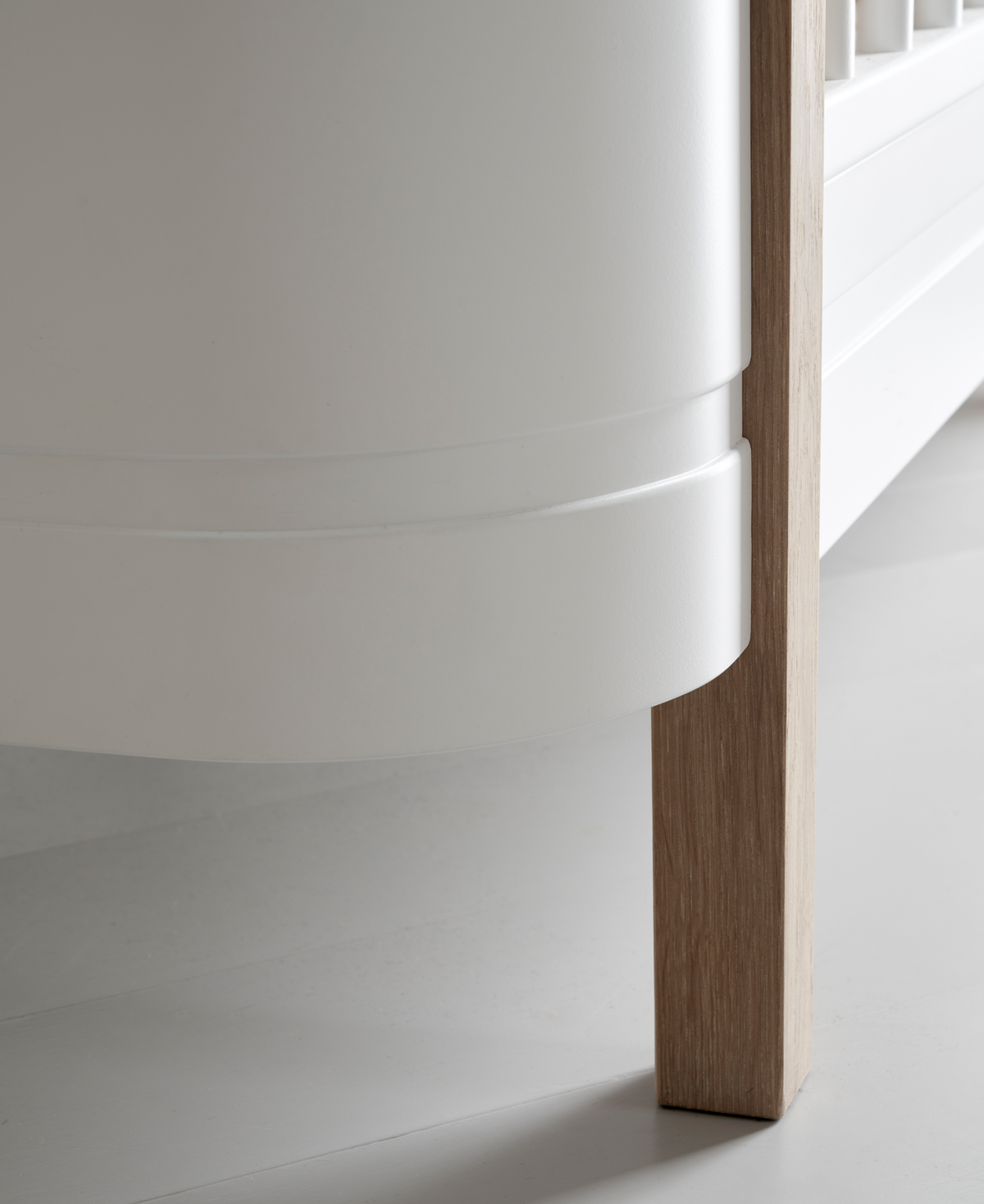 Oliver Furniture, Wood Mini+ Pinnasänky, White/Oak