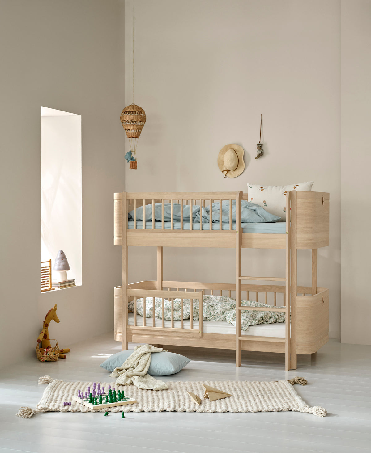 Oliver Furniture, Wood Mini+ Kerrossänky 70x160 cm, Oak