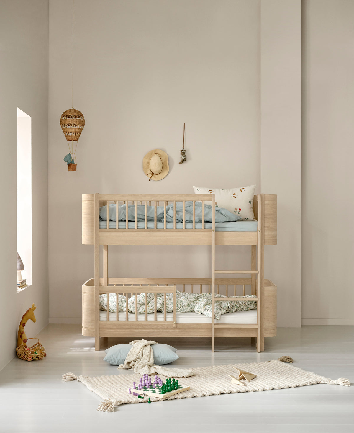 Oliver Furniture, Wood Mini+ Kerrossänky 70x160 cm, Oak