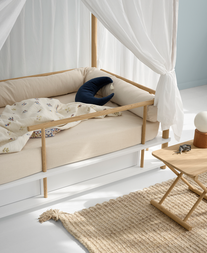 Oliver Furniture, Camp, Katossänky 90x180 cm, White/Oak