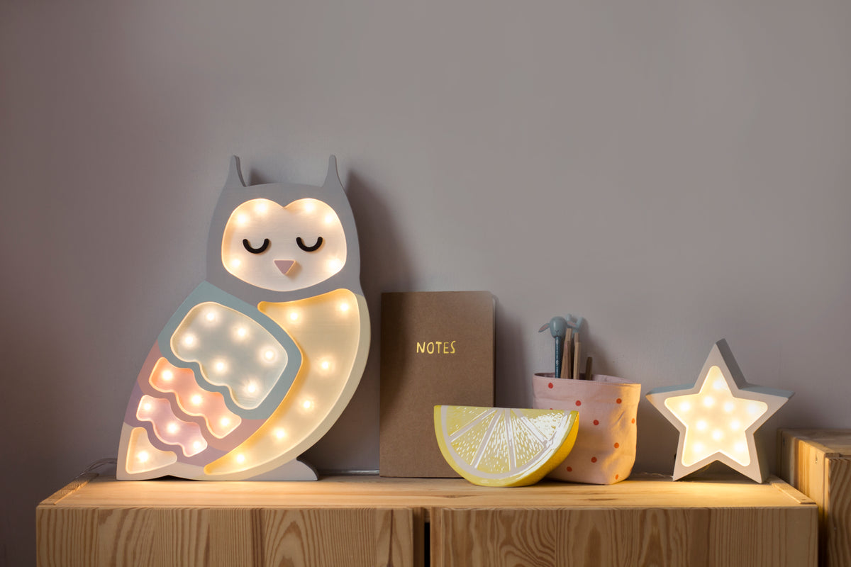 Little Lights Night Light, Owl Rainbow