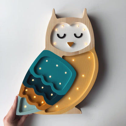 Little Lights Night light, Owl Mustard