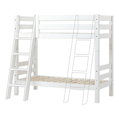 Hoppekids, ECO Luxury, Korkea Kerrossänky (Muunneltava) 70x160 cm, White