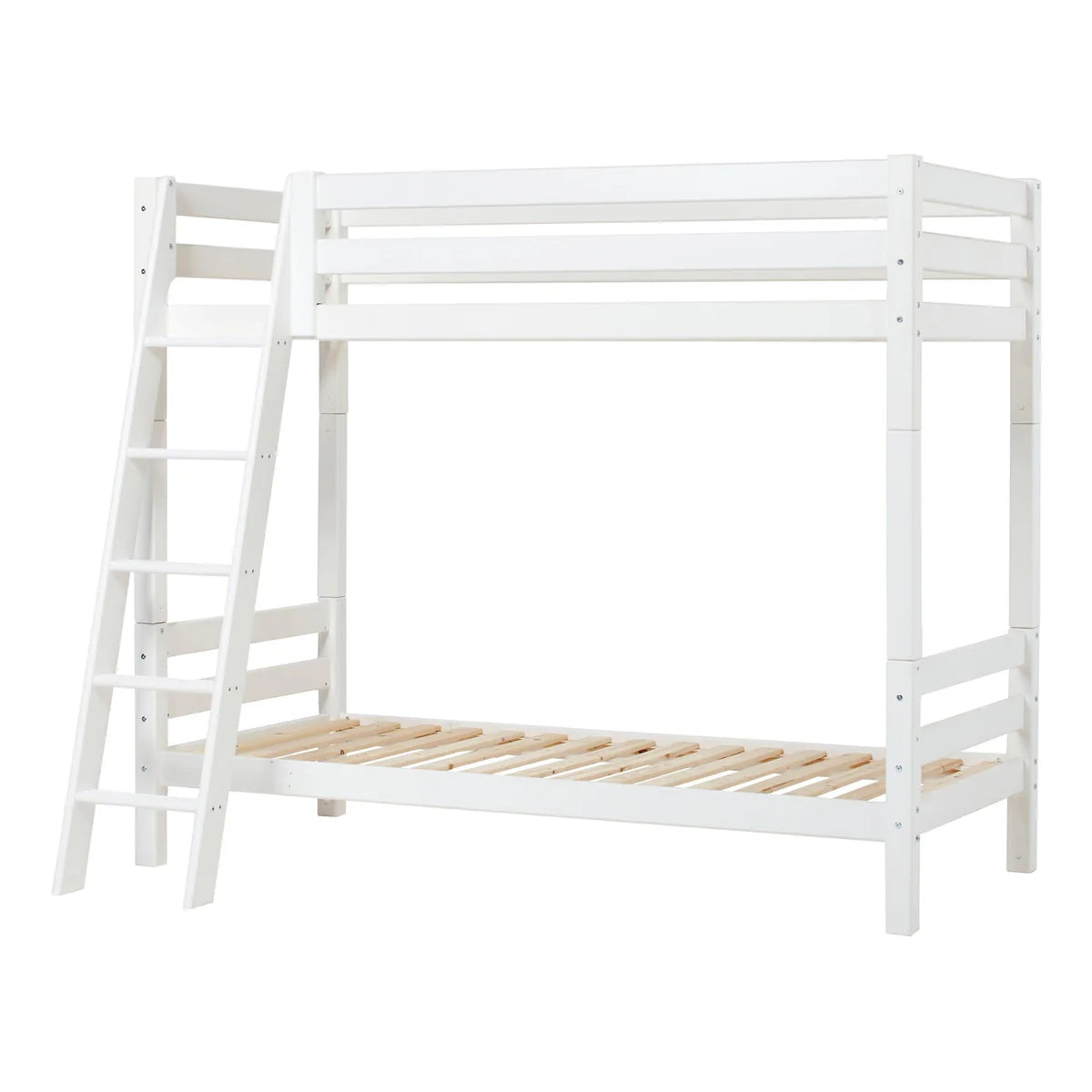 Hoppekids, ECO Luxury, Hög våningssäng (Cabriolet) 90x200 cm, Vit