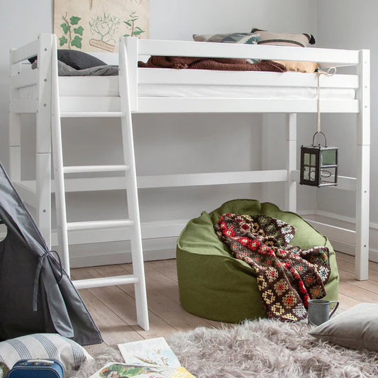 Hoppekids, ECO Luxury, Hög loftsäng (konvertibel) 90x200 cm