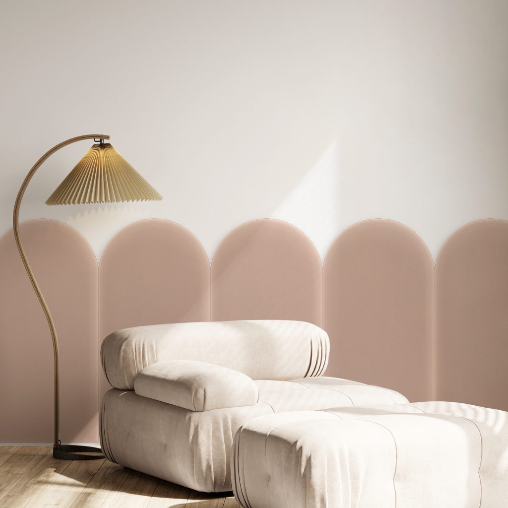 Magic Velvet, Väggpanel 60X30cm, Powder Rose