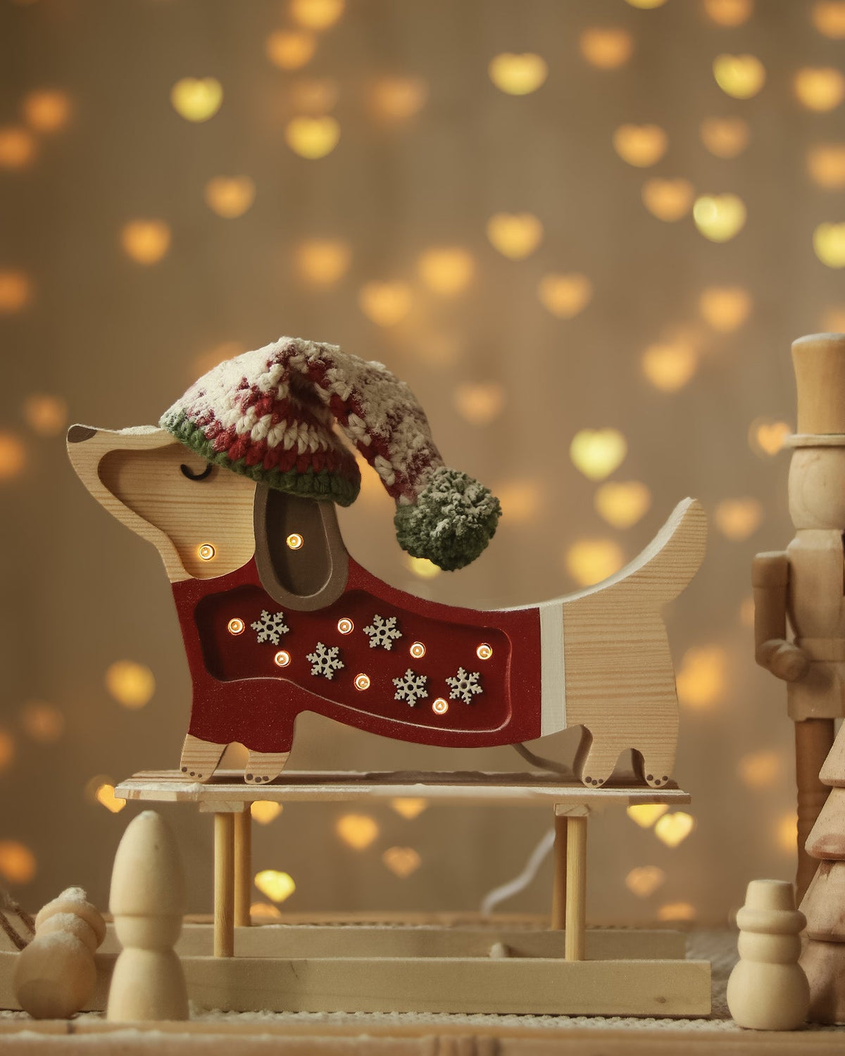 Little Lights, Night Light Puppy, MINI Santa Helper