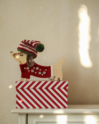 Little Lights, Night Light Puppy, MINI Santa Helper