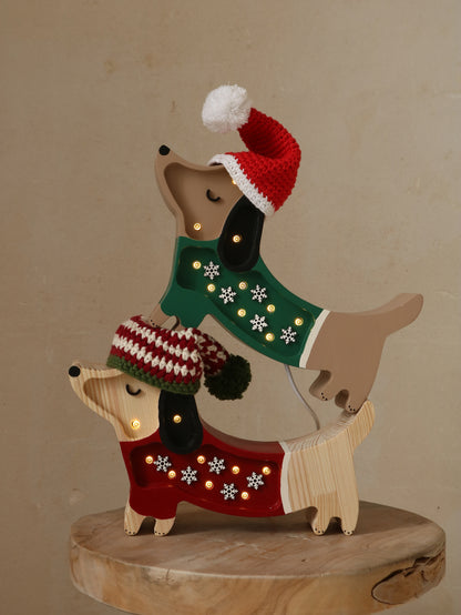 Little Lights, Night Light Puppy MINI, Christmas Snowflake