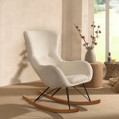 Vipack, Rocky Rocking chair, Boucle White