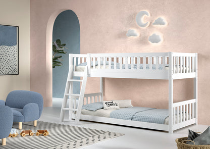 Vipack, Ronald, Montessori Bunk Bed (Convertible) 90x200 cm, White