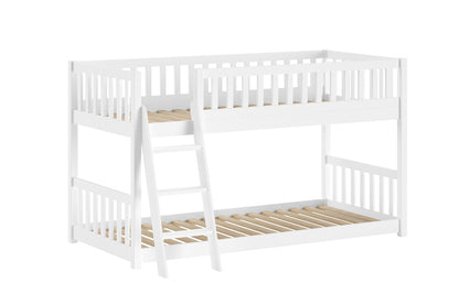Vipack, Ronald, Montessori Bunk Bed (Convertible) 90x200 cm, White
