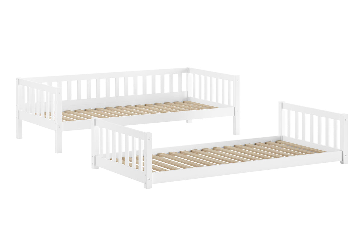 Vipack, Ronald, Montessori Bunk Bed (Convertible) 90x200 cm, White