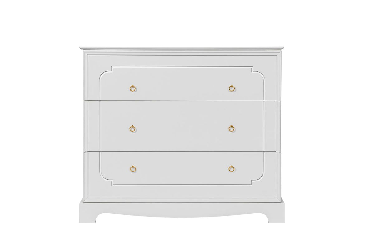 Bellamy, Royal, Chest of 3 drawers, White