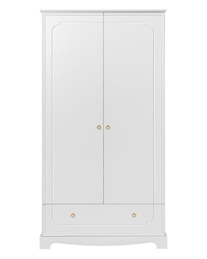 Bellamy, Royal, Wardrobe with 2 doors, White