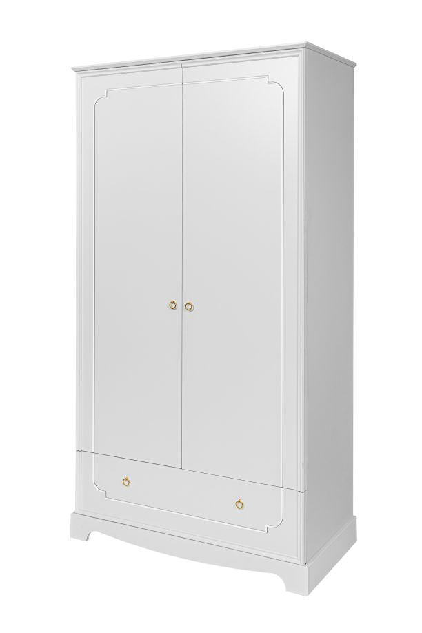 Bellamy, Royal, Wardrobe with 2 doors, White
