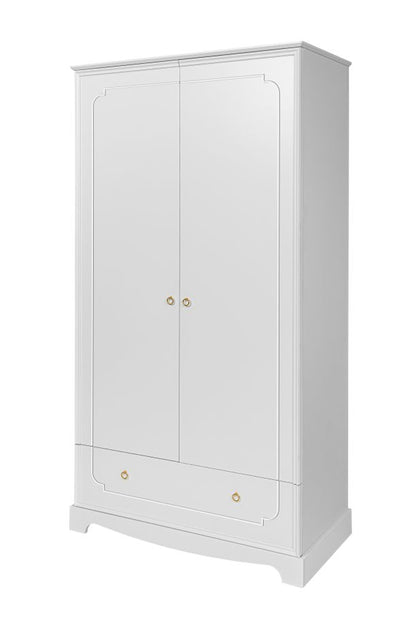 Bellamy, Royal, Wardrobe with 2 doors, White