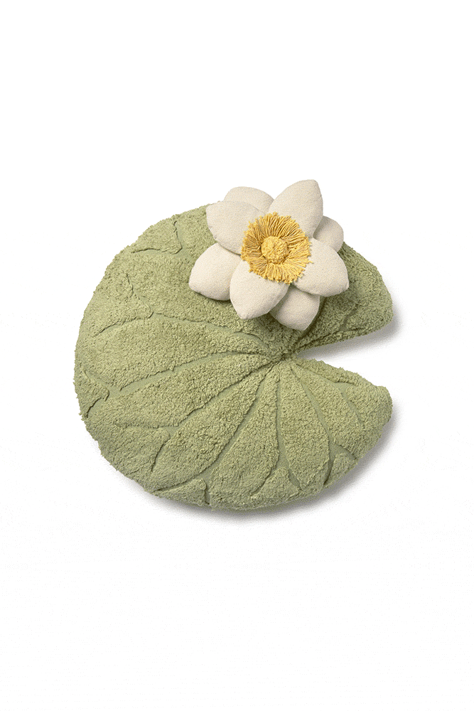 Swan Lake, Floor cushion, Water Lily