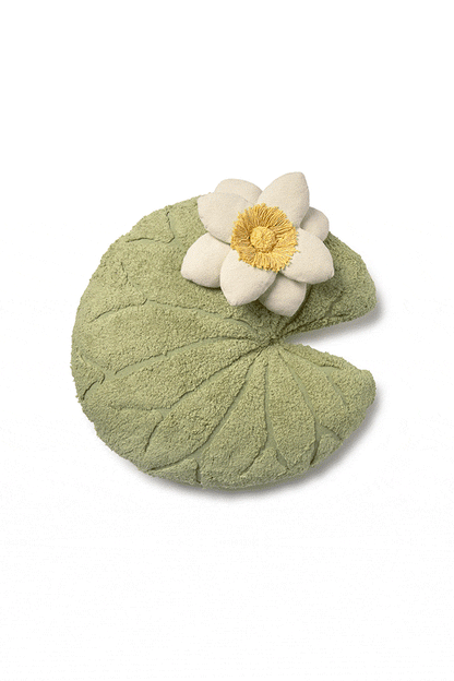 Swan Lake, Floor cushion, Water Lily