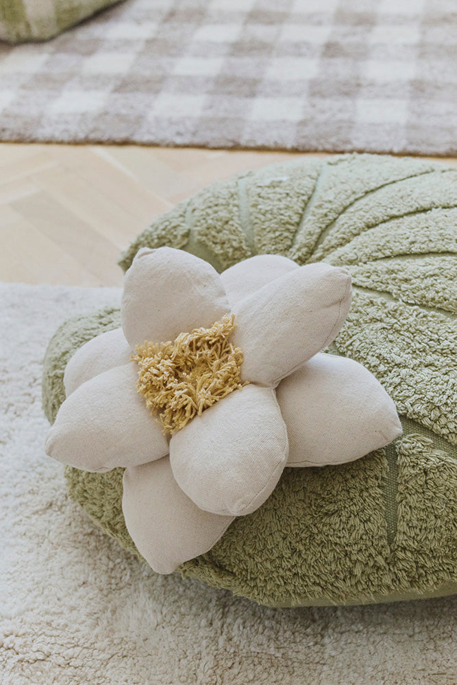 Swan Lake, Floor cushion, Water Lily