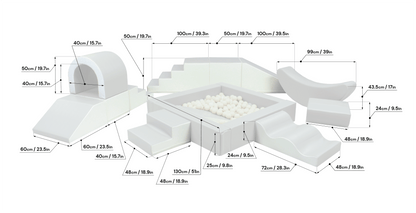 Iglu, Leikkimoduuli, Big Party Set, Pastel