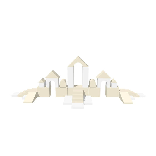 Iglu, Leikkimoduuli, MEGA Castle, White and Beige