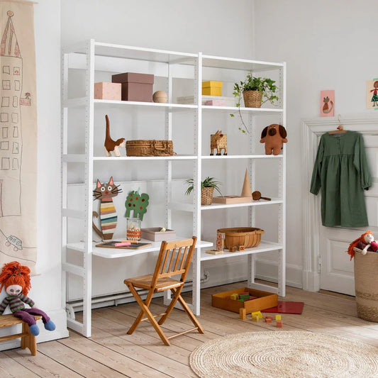 Hoppekids, STOREY- 8 hyllset &amp; skrivbord