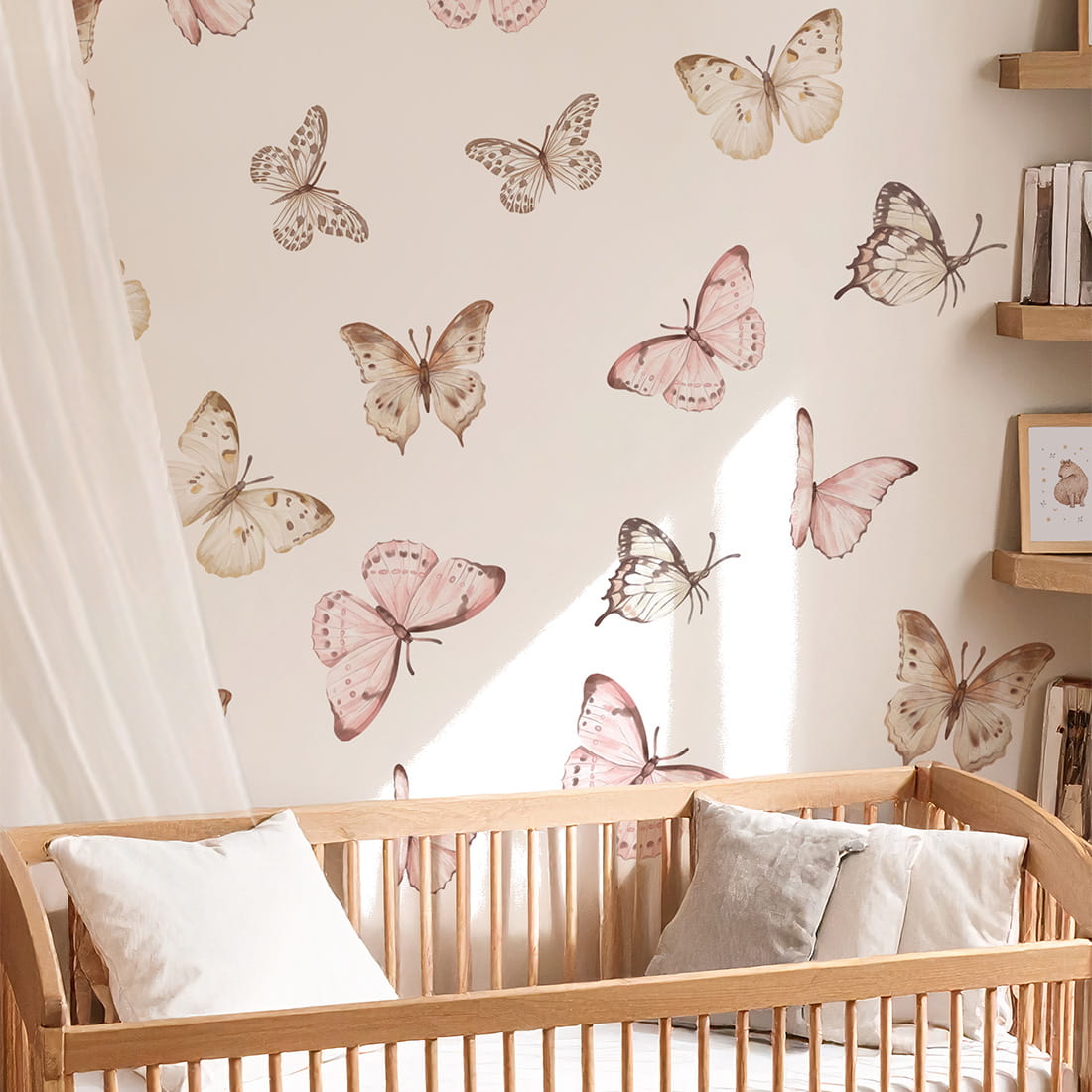 Pastelowe Love, Seinätarra Setti, Butterflies