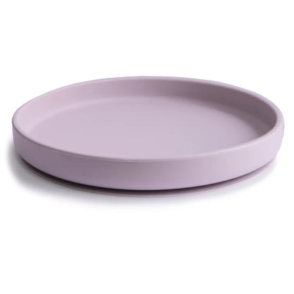 Mushie Silikonplatta med sugkopp, Classic Soft Lilac