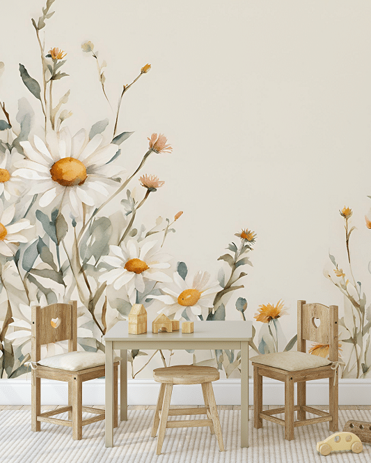 Photo wallpaper, Daisies