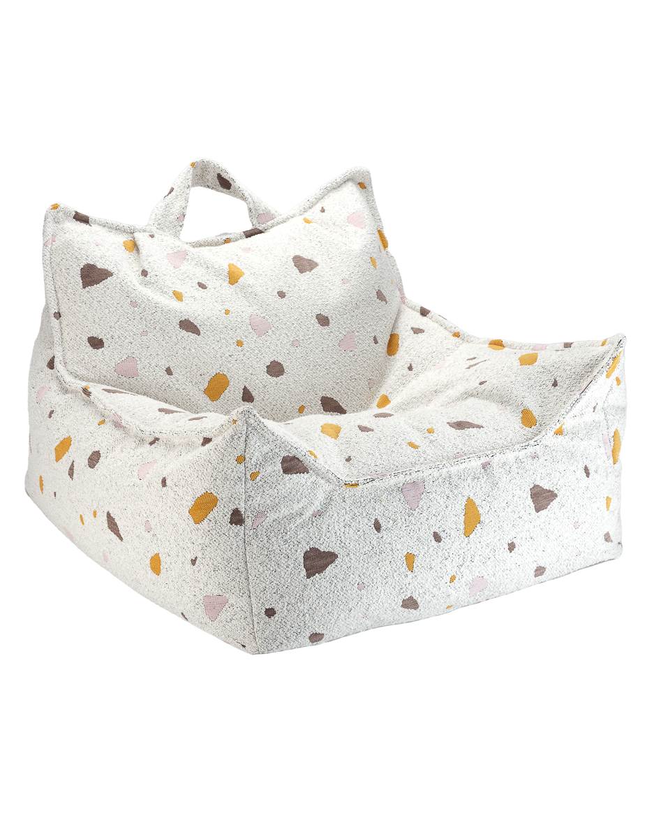 Wigiwama Beanbag Chair, Terrazzo Marble