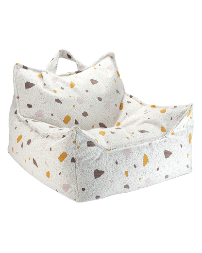 Wigiwama Beanbag Chair, Terrazzo Marble