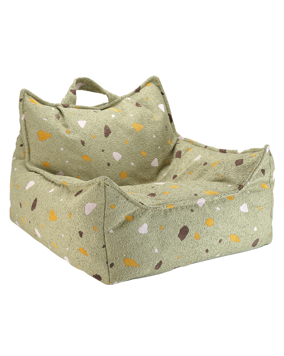 Wigiwama Beanbag Chair, Terrazzo Moss