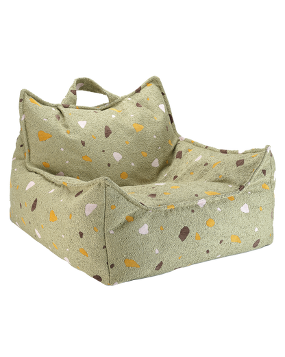 Wigiwama Beanbag Chair, Terrazzo Moss