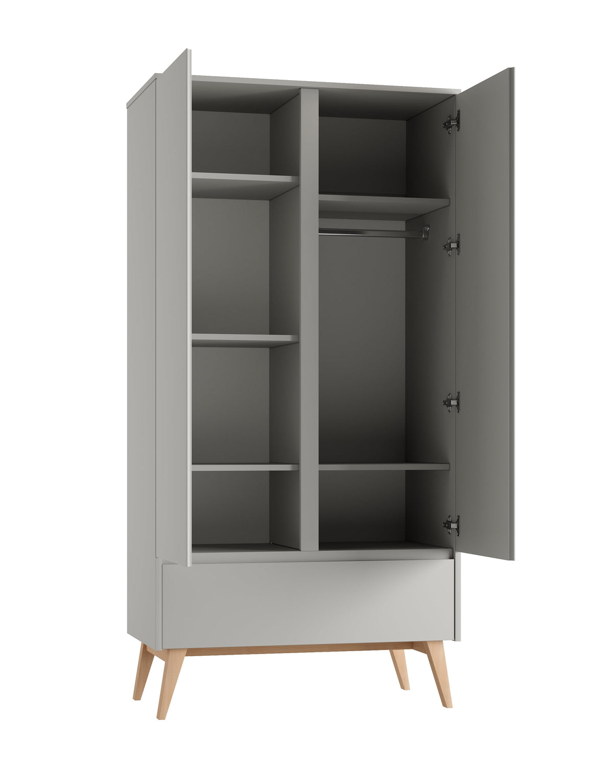 Pinio, Swing Vaatekaappi 2 ovea, Grey