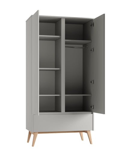 Pinio, Swing Vaatekaappi 2 ovea, Grey