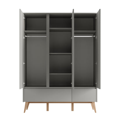 Pinio, Swing Vaatekaappi 3 ovea, Grey