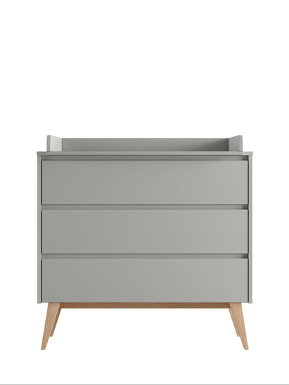 Pinio, Swing Chest of 3 drawers, Grey