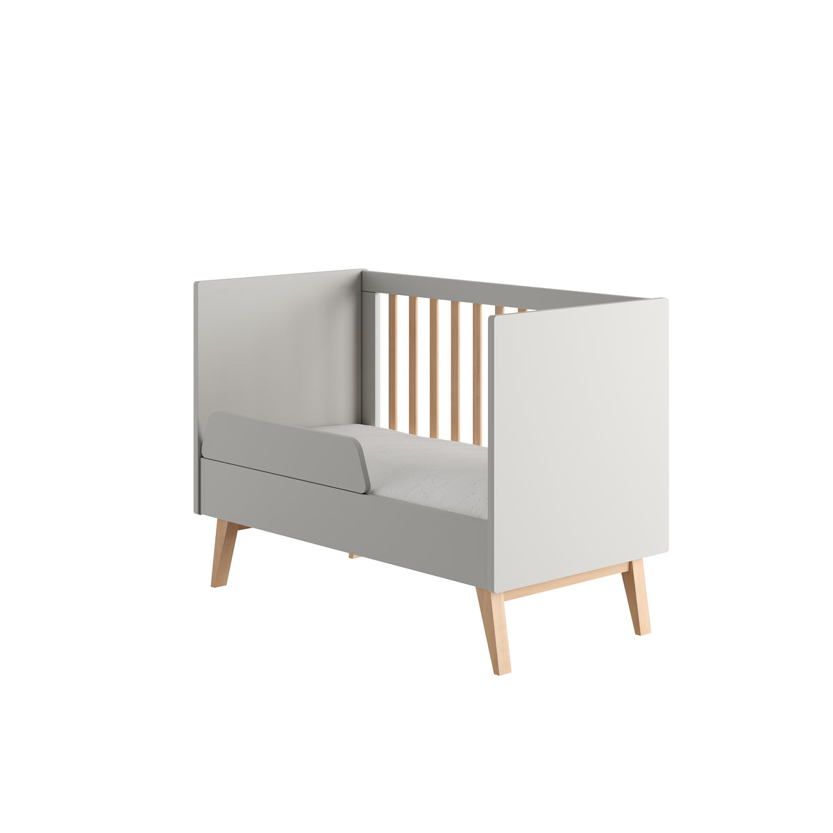 Pinio, Swing Cot 2 IN 1, 60x120, Grå