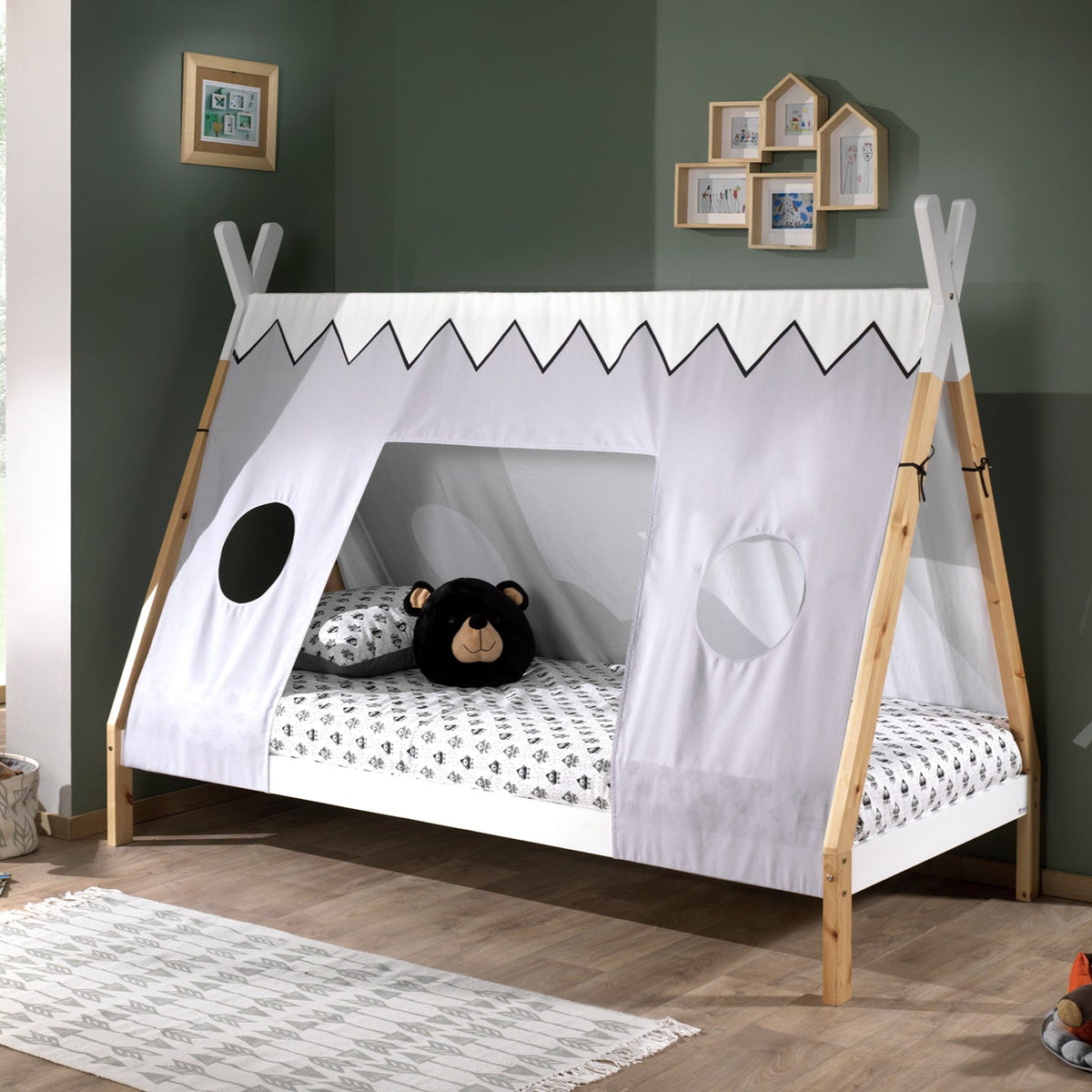 Vipack, Tipi Bed, 90x200 cm