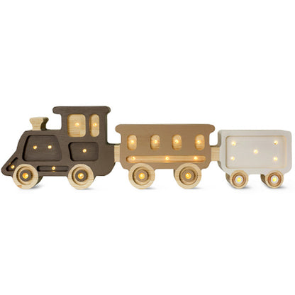 Little Lights Nightlight Train, Coffee Cream