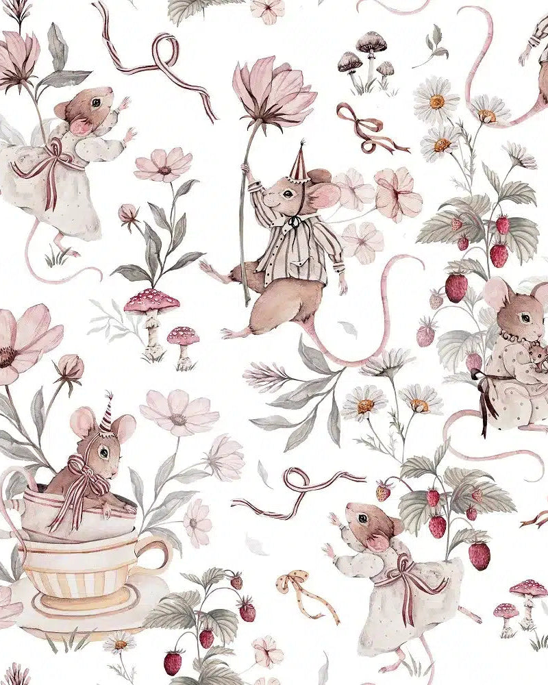 Mouse White, Tapetti