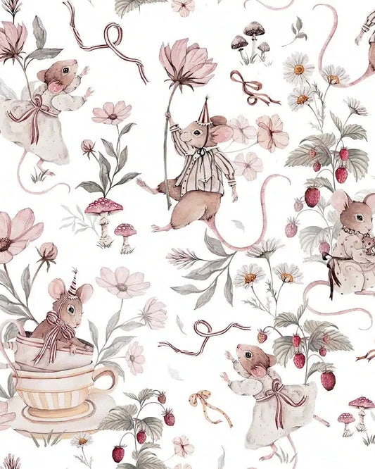 Mouse White, Wallpaper