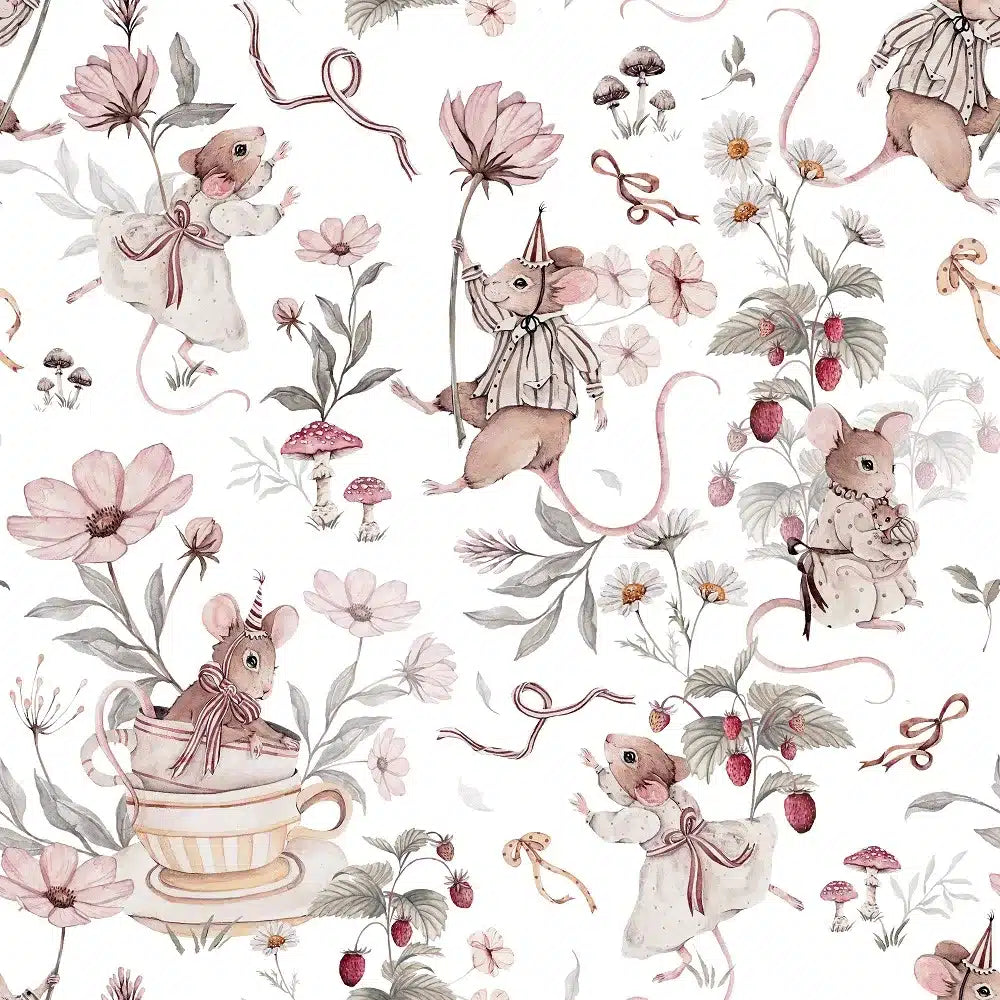 Mouse White, Tapetti